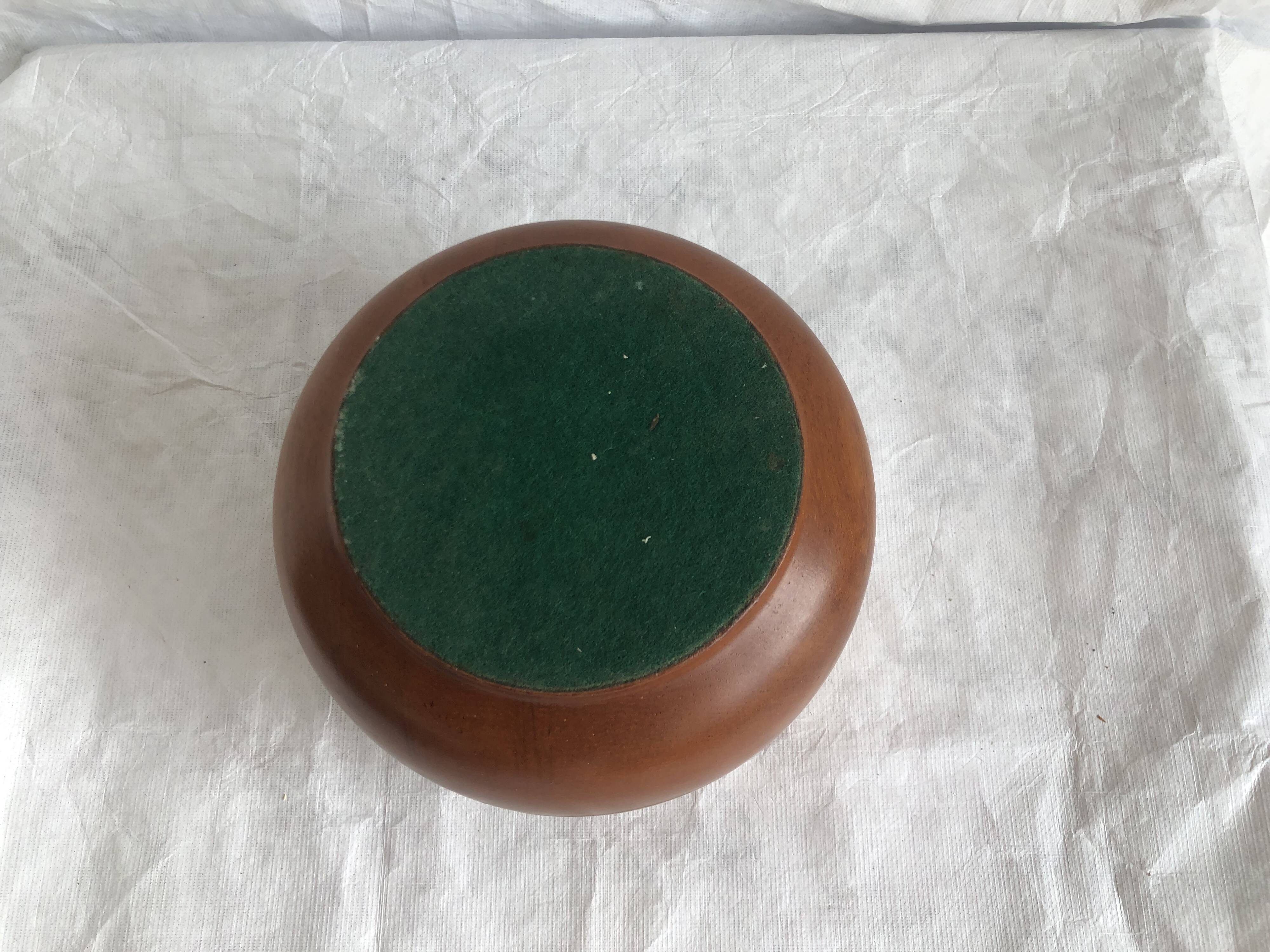 Scandinavian design vintage teak bowl