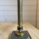 Pair of vintage bedside lamps in brass with marble base from the 70s.