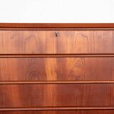Commode 4 tiroirs en teck, Danemark 1960