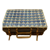 Wicker suitcase