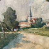 Petit tableau impressionniste paysage