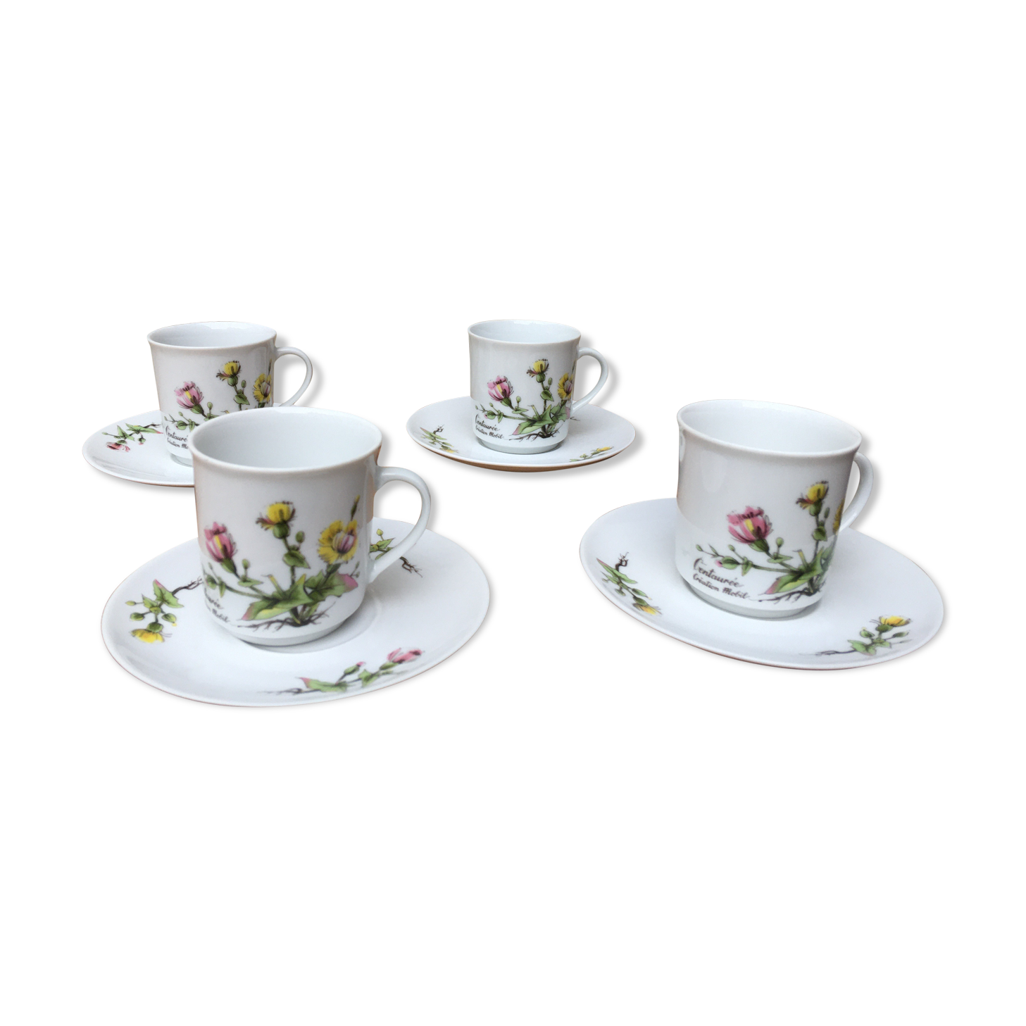 Winterling thistle coffee service