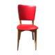 Chair skai and wood 1950/60
