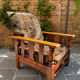 2 Armchairs with 2 Persian cushions