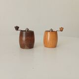 Vintage Marlux pepper mill pair for decoration.