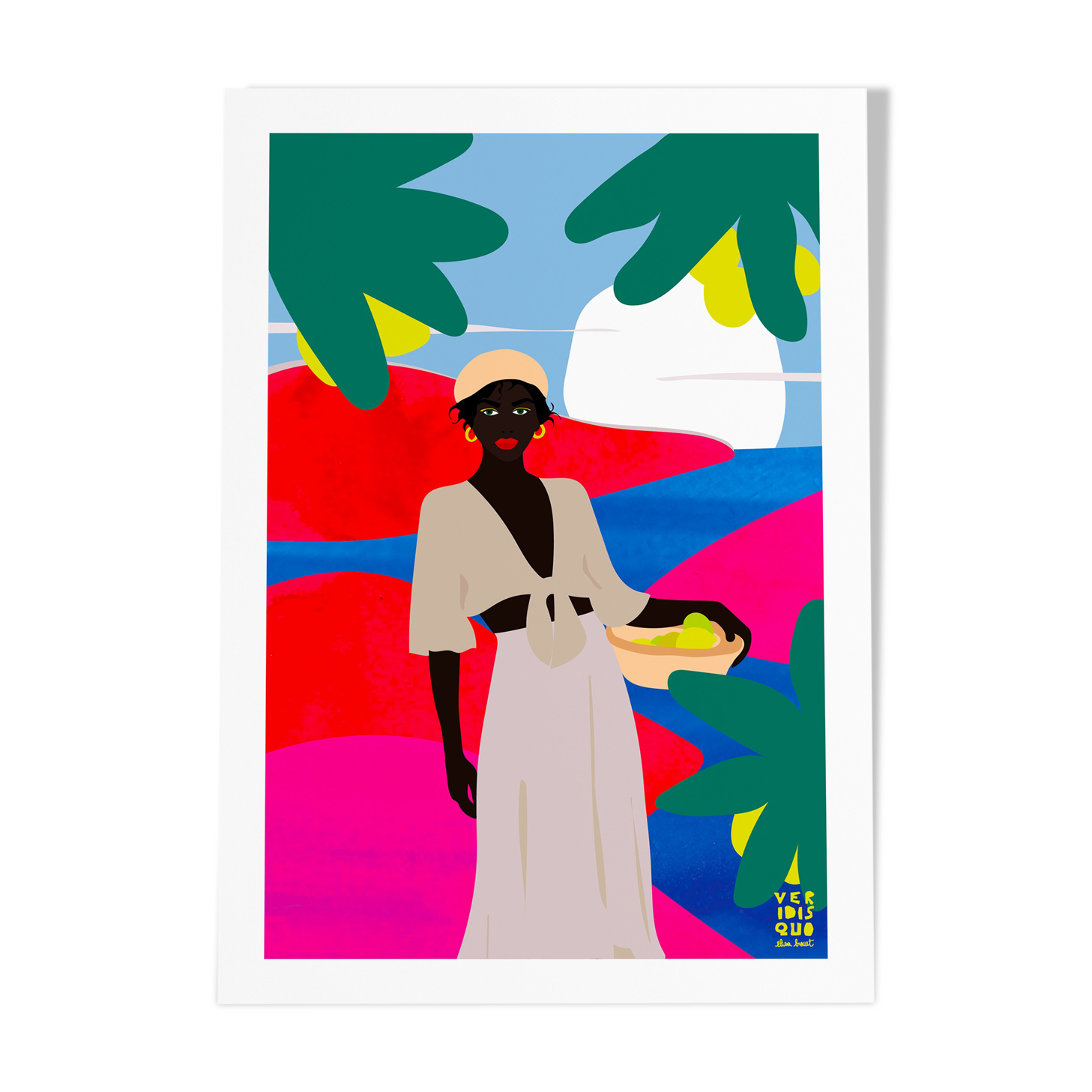 Manda toto - limited edition illustration, A4 format Elisa Brouet