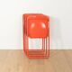 Timeless TED folding chairs by Niels Gammelgaard for IKEA from the 1970s in red (set of 4)