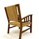 Francis Jourdain armchair in oak and rope 1930