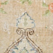 Light Yellow & Brown Turkish Rug, 114x204Cm