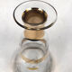 Schneider carafe cut glass and gold nets