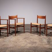 Chaises de salle à manger par Hans Wegner pour Carl Hansen & Søn, Danemark 2 CH37 et 2 CH36