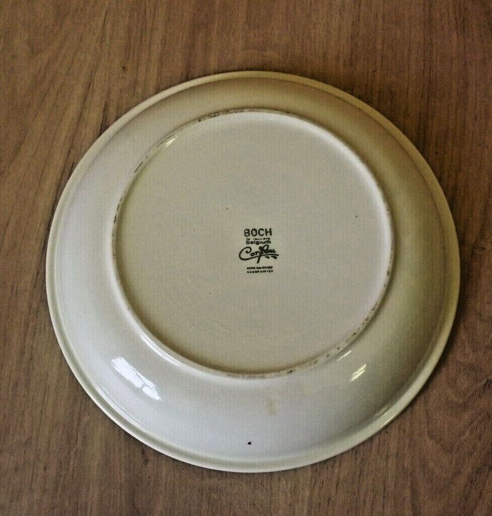 Vintage Boch La Louvière Corfou Collection Large Round Plate