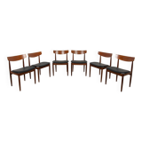 Mid-Century Dining Chairs in Teak by Ib Kofod Larsen for G-Plan, Great Britain, 1960s, Set of 6
