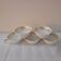 5 porcelain cups from Limoges – A. Lanternier & Cie – gold decoration