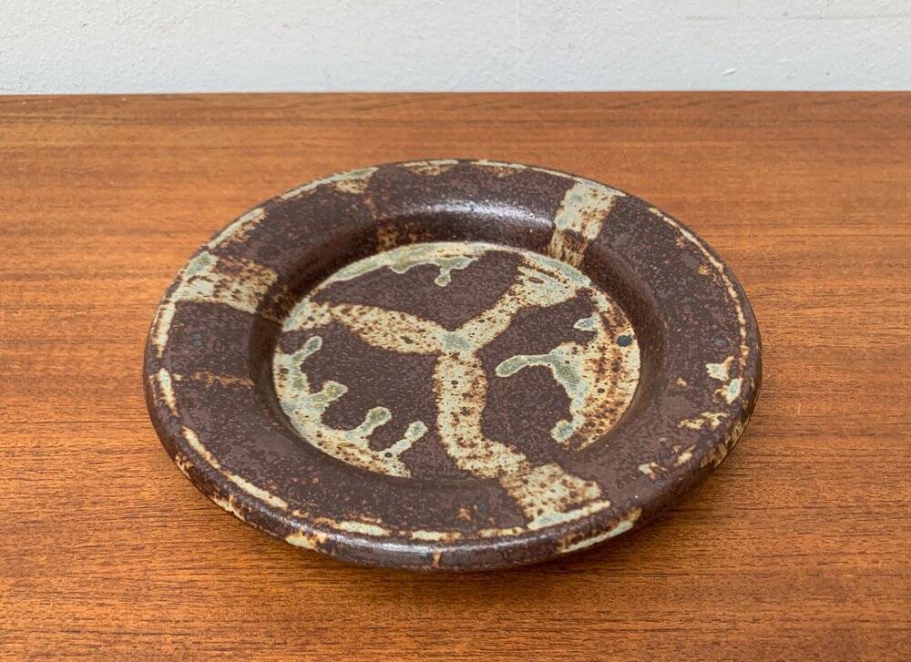 Mid-century studio pottery bowl from Visby, Denmark, 1960s.