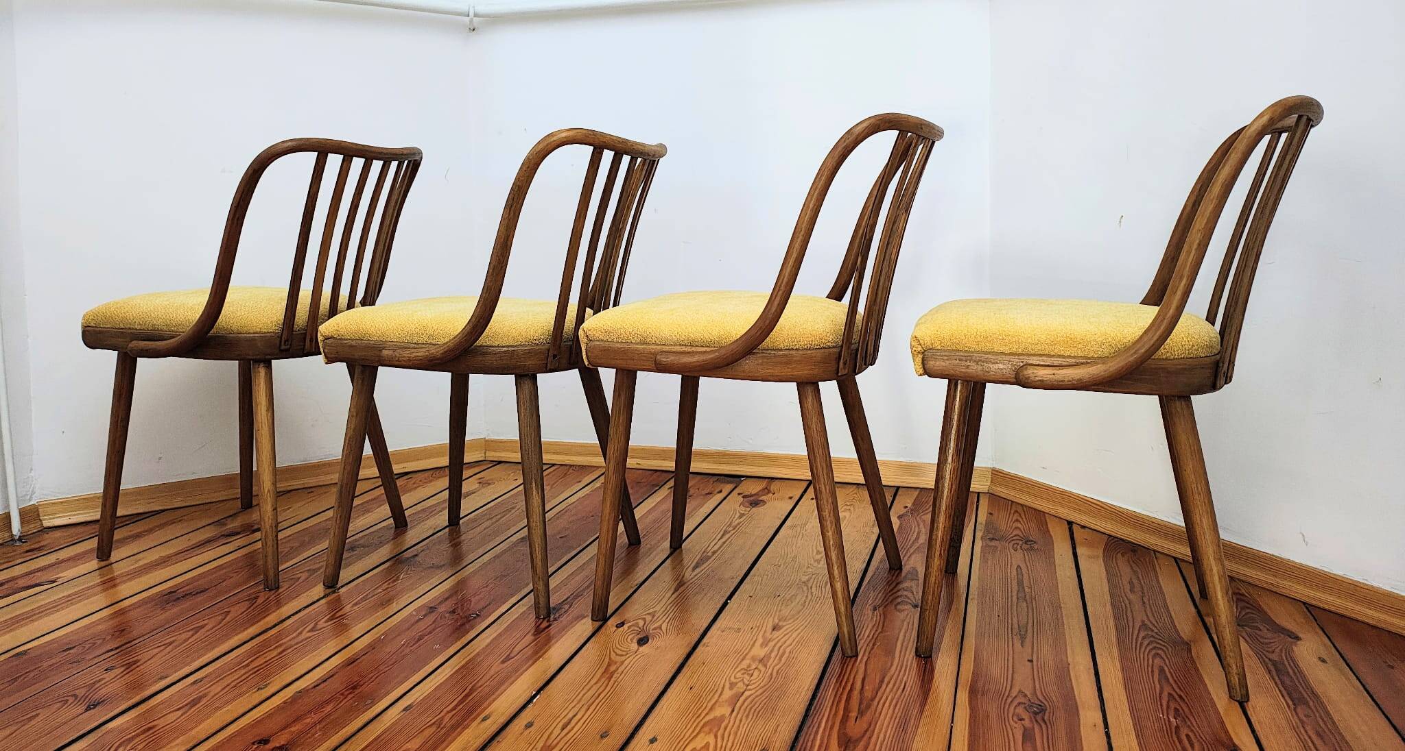 Dining Chairs attributed to A. Suman for Tatra Nabytok, Czechoslovakia, 196