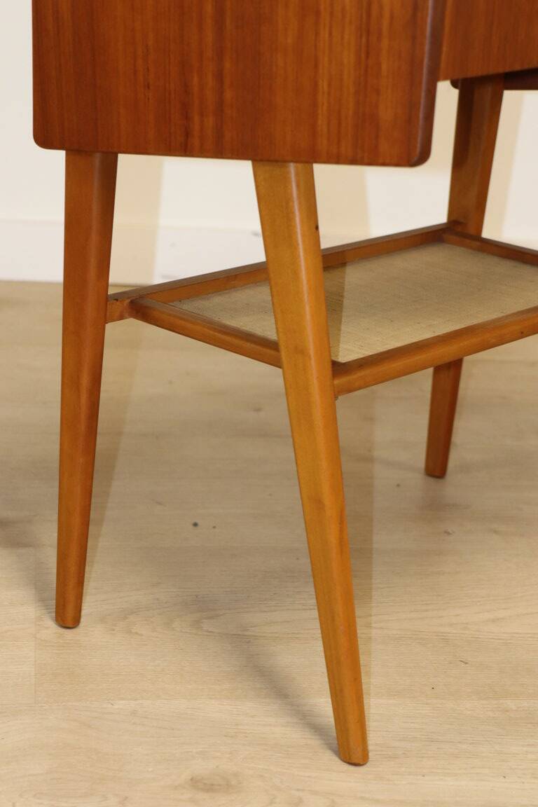 Scandinavian teak bedside table, 1960