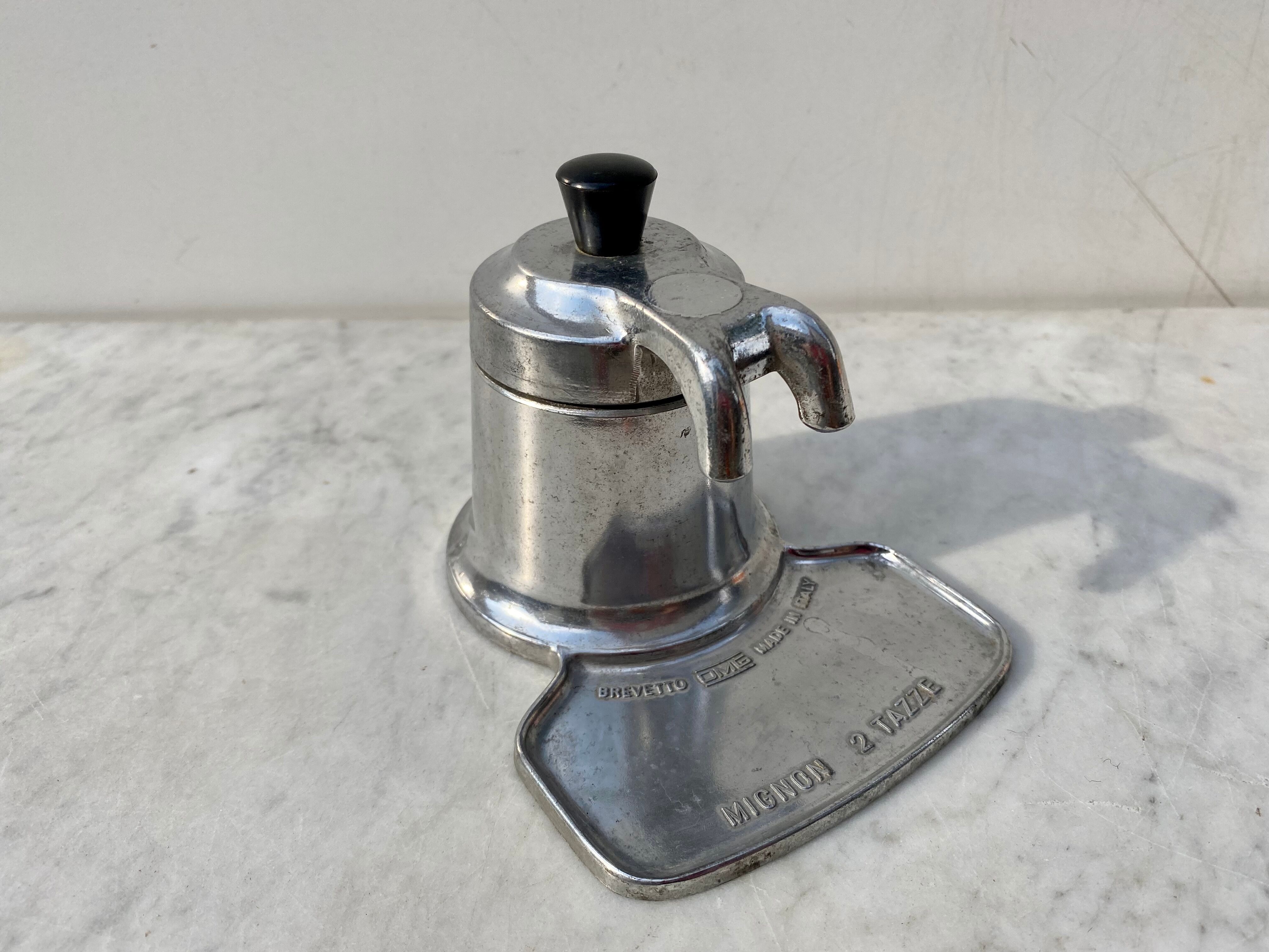 Mini Italian Coffee Maker 2 Cups OMG Cute Vintage 60s