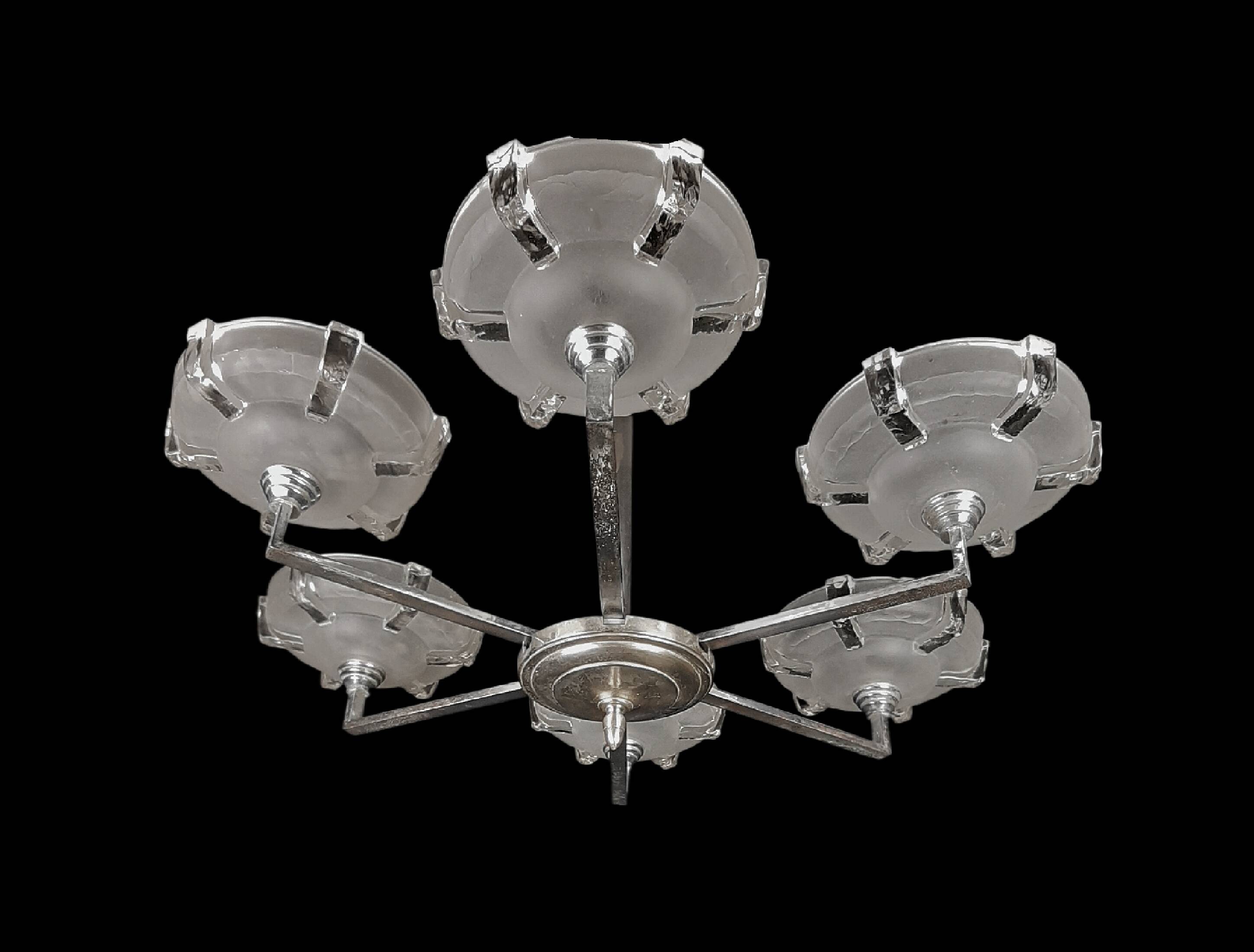 Ezan art deco chandelier