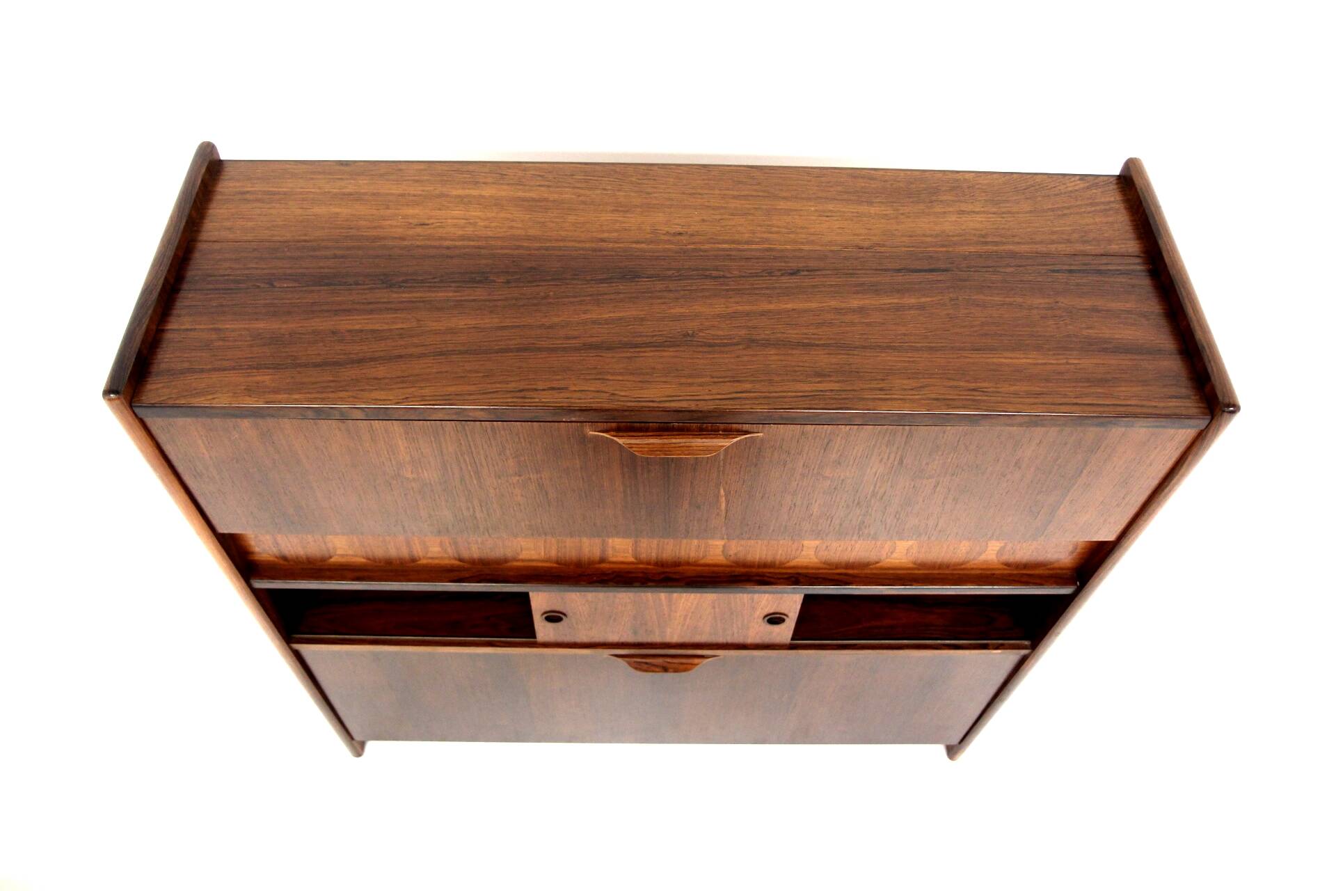 Scandinavian rosewood bar cabinet "SK 661" Johannes Andersen for J Skaaning & Søn, Denmark, 1960