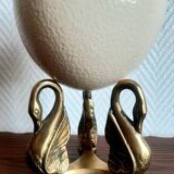 Ostrich egg with swan feet in bronze, Napoleon III