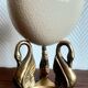Ostrich egg with swan feet in bronze, Napoleon III