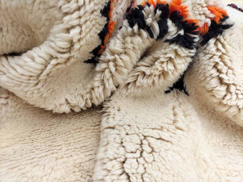 Handmade Berber wool rug 150/250cm