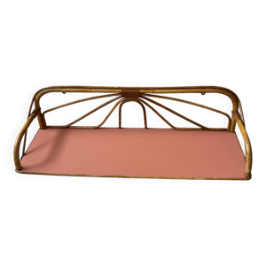 Étagère rotin années - terracotta