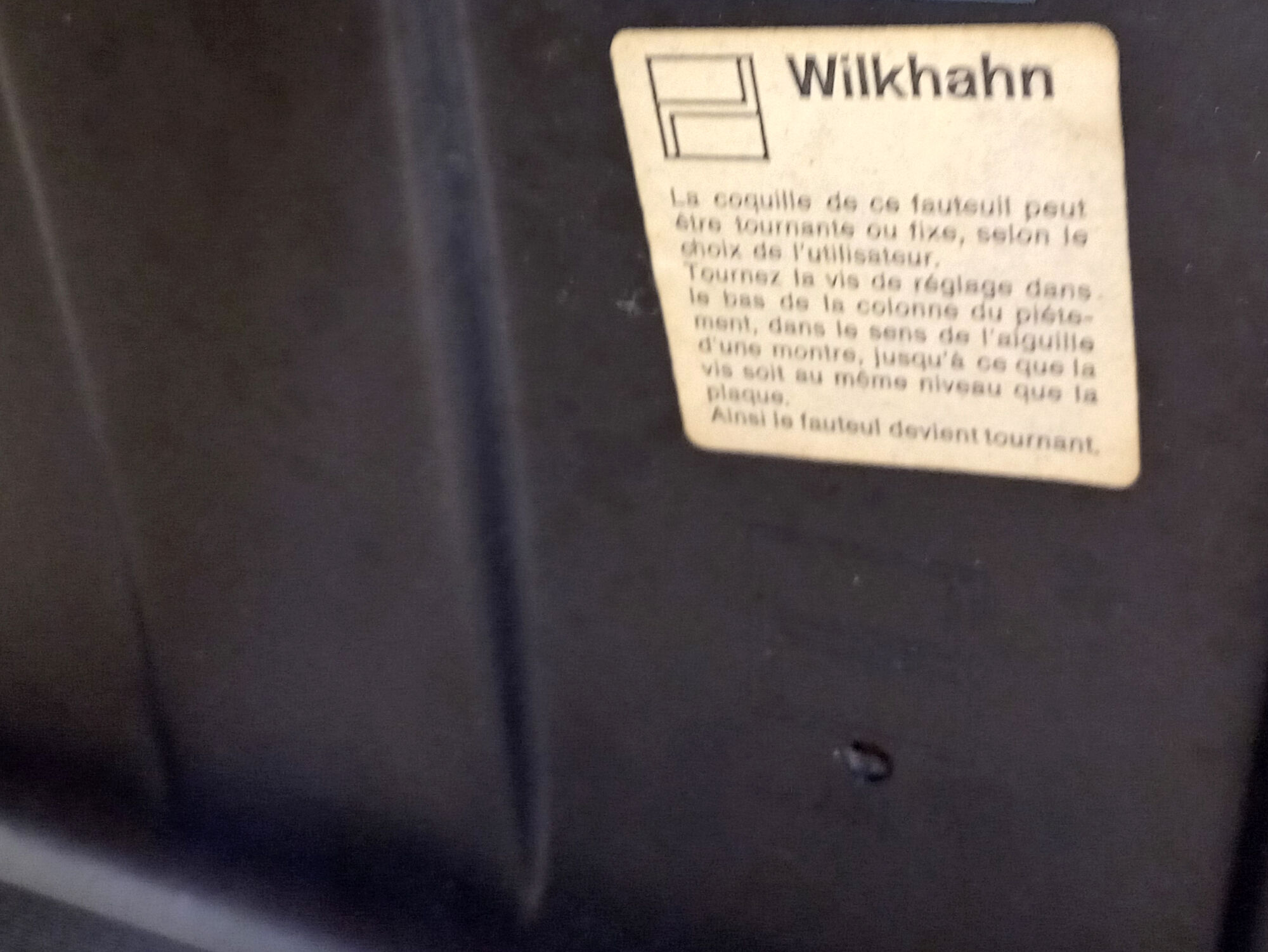 Pair of vintage office armchairs from the 60s and 70s by Wilkhahn