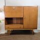 Vitrine/buffet/meuble bar vintage en bois