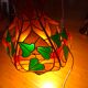 Tiffany-style stained glass pendant light