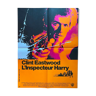 Affiche cinéma originale "L'Inspecteur Harry" Clint Eastwood 60x80cm 1971