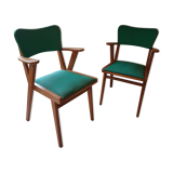 2 chairs year 60 french design