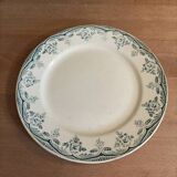 Assiette plate terre de fer Bordeaux dp 1023421