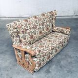High Wing Back 3-Seater Sofa, 1900s