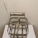 Vintage metal bottle basket