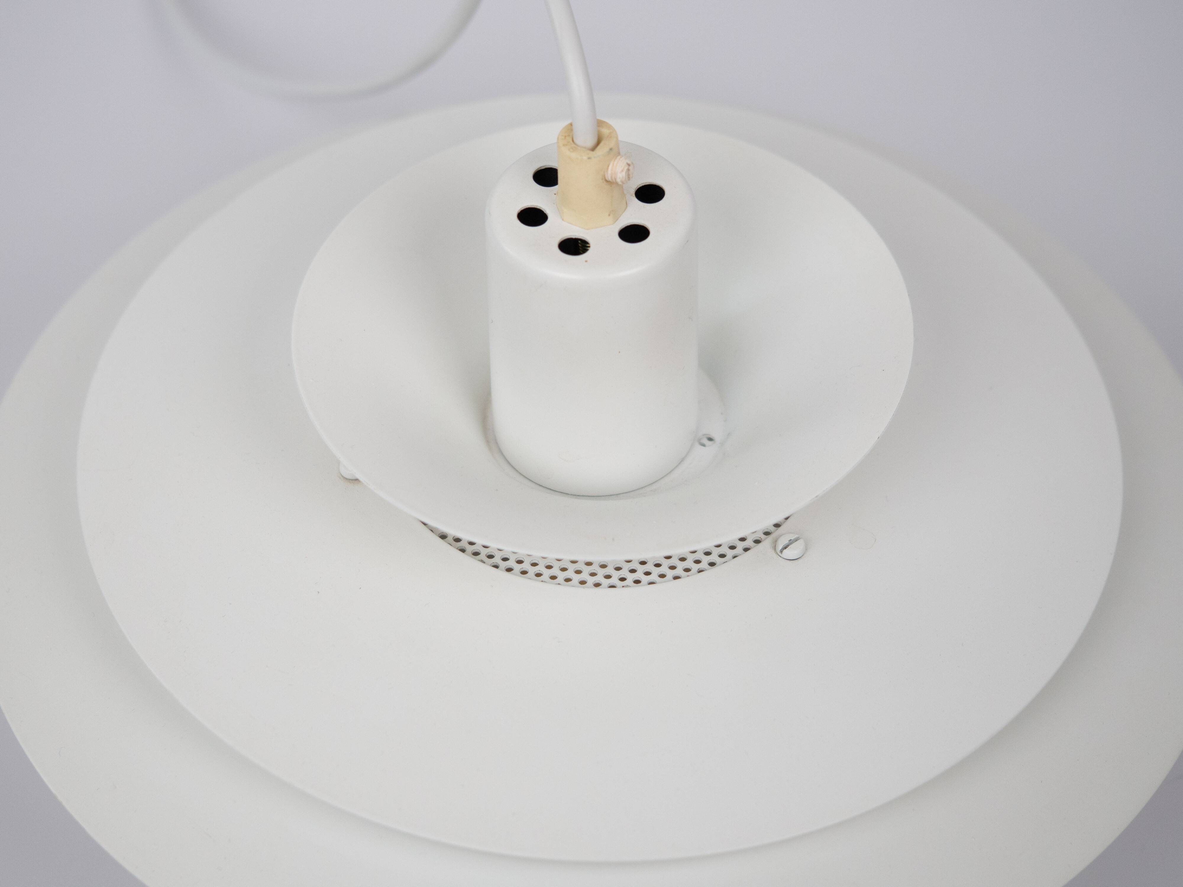 Danish vintage Verona lamp by Kurt Wiborg, Jeka, 1980s