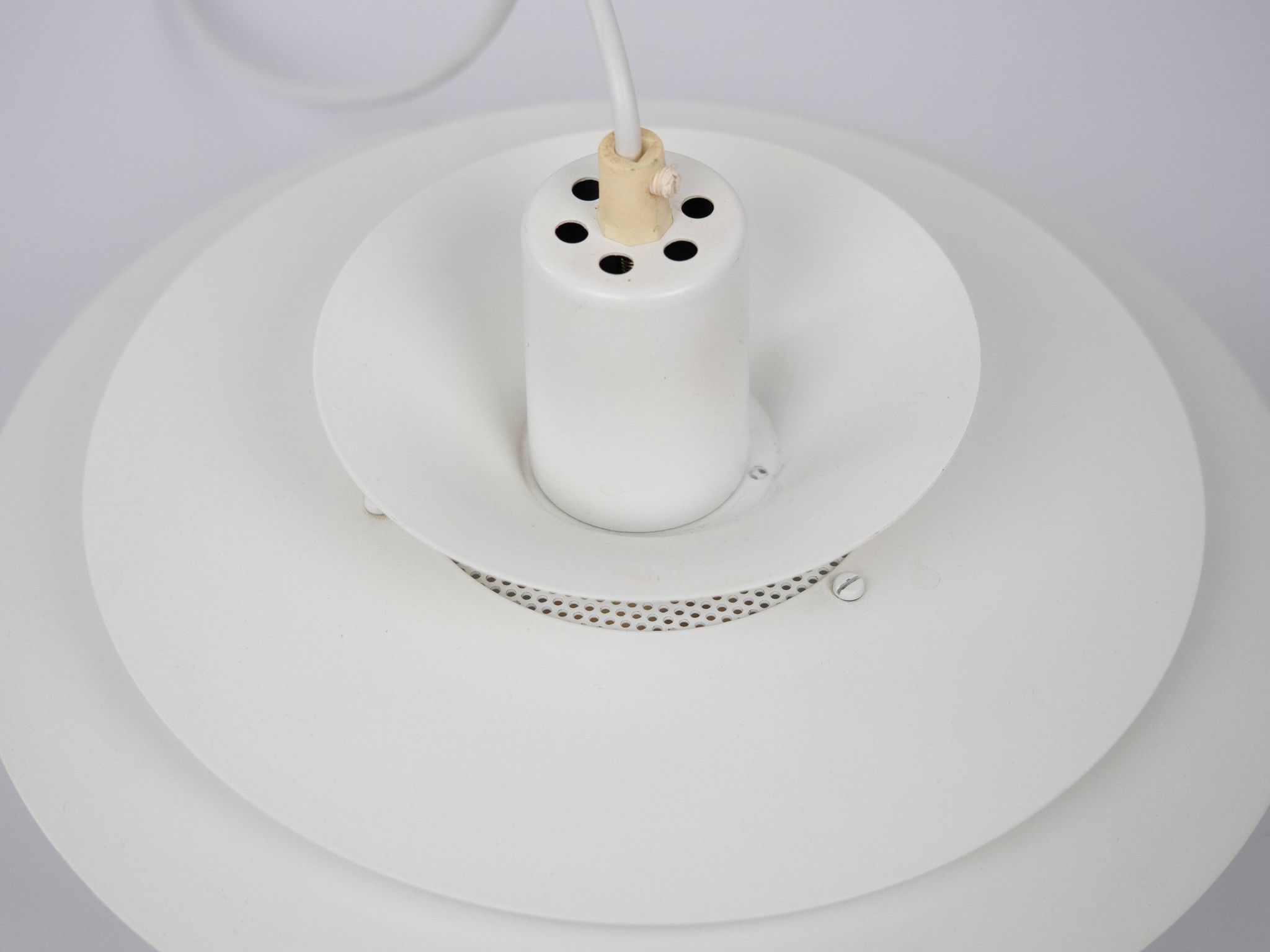 Danish vintage Verona lamp by Kurt Wiborg, Jeka, 1980s