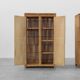 Mid-century bamboo and rattan wardrobe, Italy ca. 1960