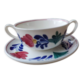 Tasse et soucoupe en porcelaine de Maastricht