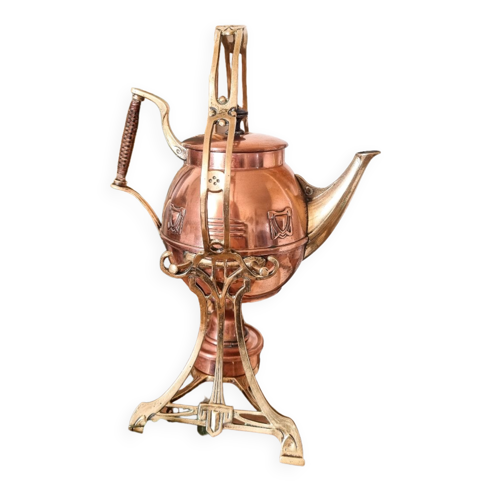 Copper and brass samovar, early 20th century