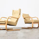 Armchairs model 401& 402 by Alvar Aalto for Artek 1940