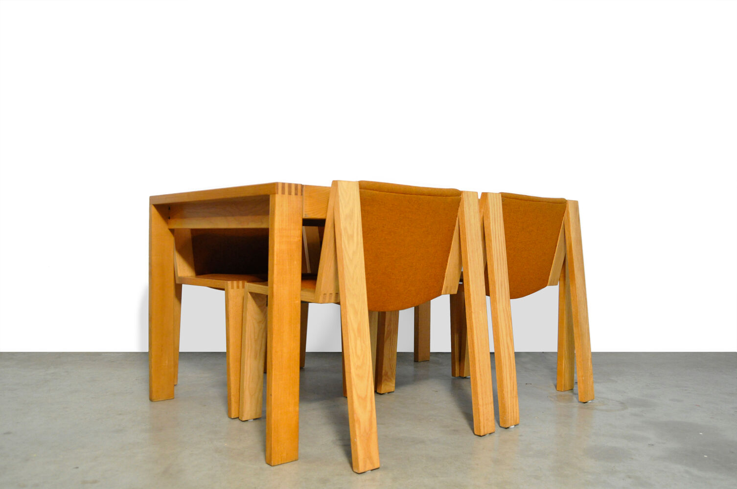 Dining room set SE15 by Pierre Mazairac & Karel Boonzaaijer for Pastoe, 1976 Netherlands