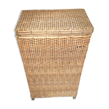 Large vintage rattan basket