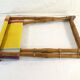 Old folding seat or foot rest picnic campsite