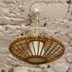 Vintage rattan pendant lamp