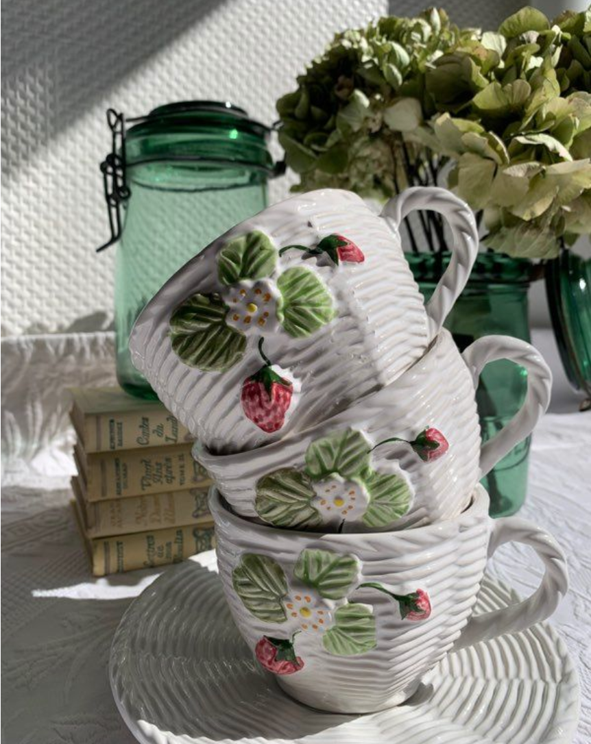 Service thé café fraise