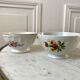 Duo de bols vintage digoin années 60