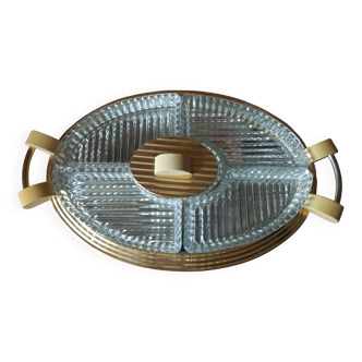 Oval aperitif tray
