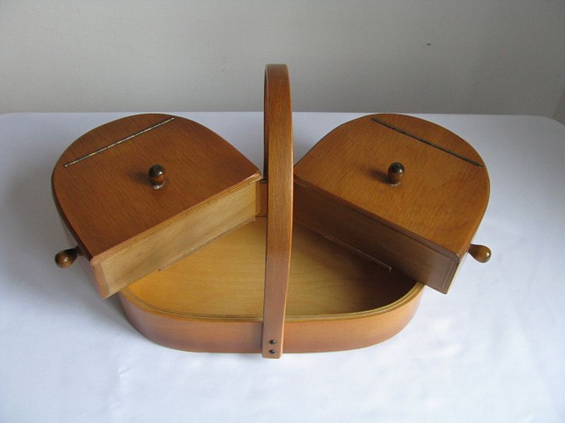 Mid Century Sewing Box 1950/60s